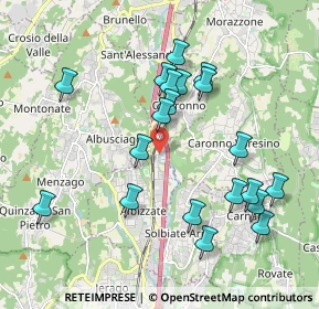 Mappa Via Monte Rosa, 21041 Albizzate VA, Italia (1.961)