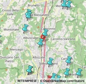 Mappa Via Monte Rosa, 21041 Albizzate VA, Italia (3.132)