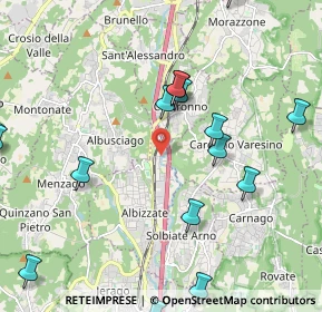 Mappa Via Monte Rosa, 21041 Albizzate VA, Italia (2.9205)