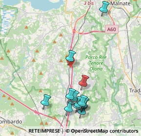 Mappa Via Monte Rosa, 21041 Albizzate VA, Italia (4.53154)