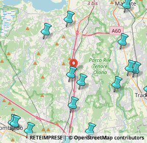 Mappa Via Monte Rosa, 21041 Albizzate VA, Italia (6.621)