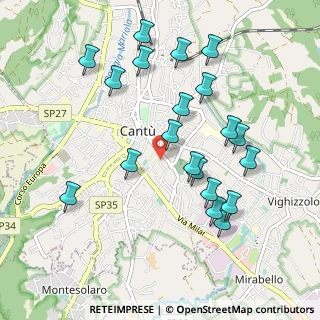Mappa 22063 Cantù CO, Italia (0.9985)