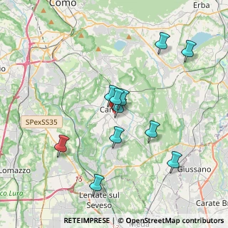 Mappa 22063 Cantù CO, Italia (3.41909)