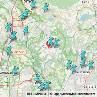 Mappa 22063 Cantù CO, Italia (6.186)