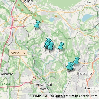 Mappa 22063 Cantù CO, Italia (2.66818)