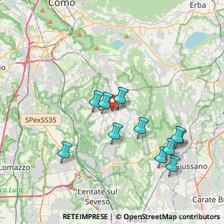Mappa 22063 Cantù CO, Italia (3.86818)