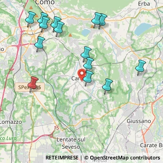 Mappa 22063 Cantù CO, Italia (4.81571)