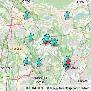 Mappa 22063 Cantù CO, Italia (3.79333)