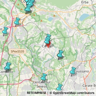 Mappa 22063 Cantù CO, Italia (6.5835)