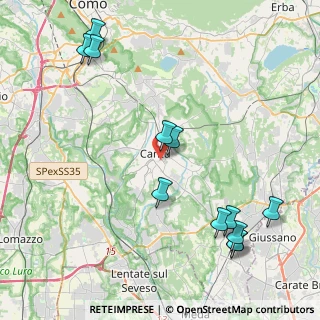 Mappa 22063 Cantù CO, Italia (4.995)