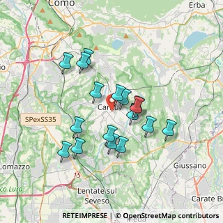 Mappa 22063 Cantù CO, Italia (3.04353)