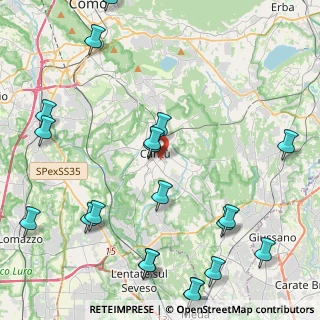 Mappa 22063 Cantù CO, Italia (5.6945)