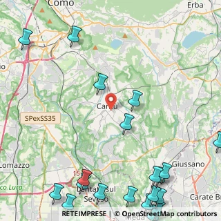 Mappa 22063 Cantù CO, Italia (6.937)