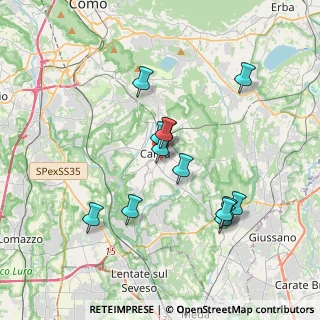 Mappa 22063 Cantù CO, Italia (3.22231)
