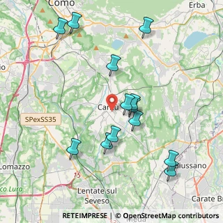 Mappa 22063 Cantù CO, Italia (4.05077)