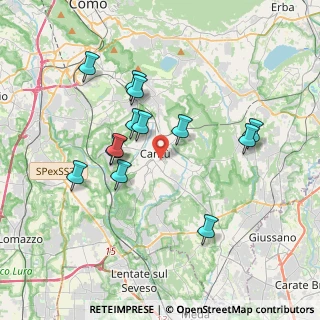 Mappa 22063 Cantù CO, Italia (3.42846)