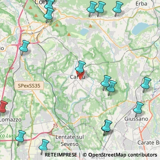 Mappa 22063 Cantù CO, Italia (6.80944)