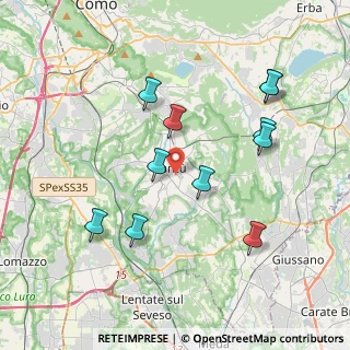 Mappa 22063 Cantù CO, Italia (3.85909)