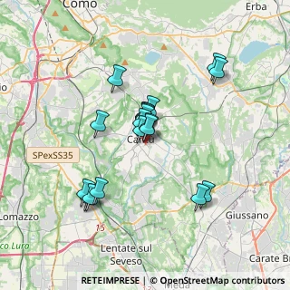 Mappa 22063 Cantù CO, Italia (2.83895)