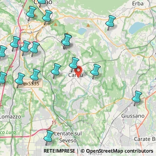 Mappa 22063 Cantù CO, Italia (6.209)