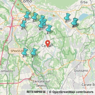 Mappa 22063 Cantù CO, Italia (4.65417)