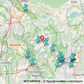 Mappa 22063 Cantù CO, Italia (5.32467)
