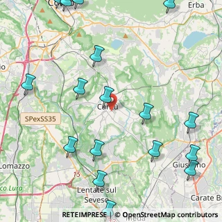 Mappa 22063 Cantù CO, Italia (6.4055)