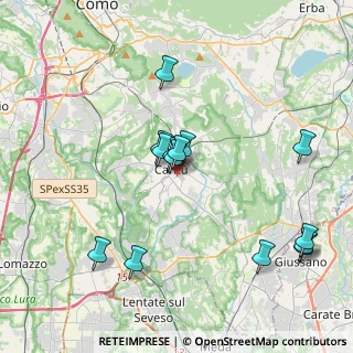 Mappa 22063 Cantù CO, Italia (3.81857)