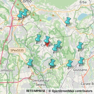 Mappa 22063 Cantù CO, Italia (4.31462)