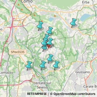 Mappa 22063 Cantù CO, Italia (2.79545)