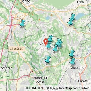 Mappa 22063 Cantù CO, Italia (3.75182)