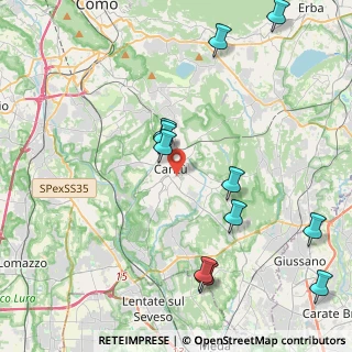 Mappa 22063 Cantù CO, Italia (4.78727)