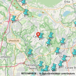 Mappa 22063 Cantù CO, Italia (6.7205)