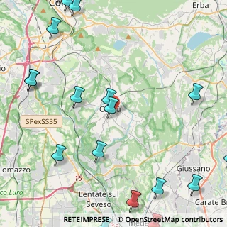 Mappa 22063 Cantù CO, Italia (6.8405)