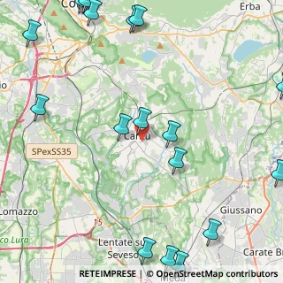 Mappa 22063 Cantù CO, Italia (6.6995)