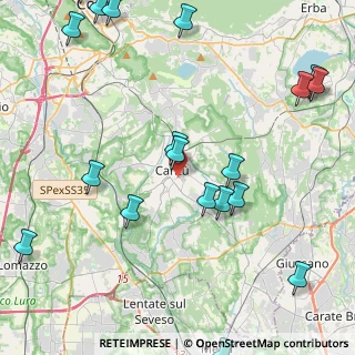 Mappa 22063 Cantù CO, Italia (5.854)