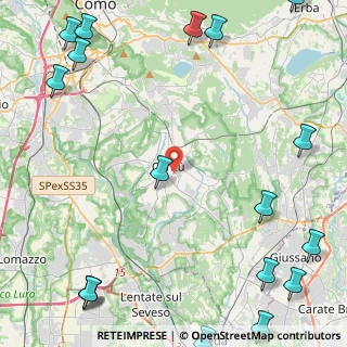 Mappa 22063 Cantù CO, Italia (7.37684)