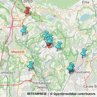 Mappa 22063 Cantù CO, Italia (3.79833)