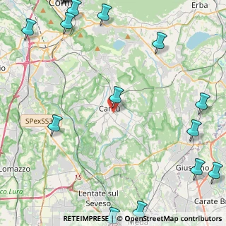 Mappa 22063 Cantù CO, Italia (7.5715)