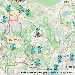 Mappa 22063 Cantù CO, Italia (7.554)