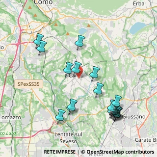 Mappa 22063 Cantù CO, Italia (4.5165)