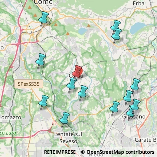 Mappa 22063 Cantù CO, Italia (5.03143)