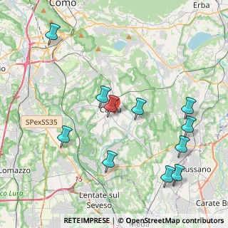 Mappa 22063 Cantù CO, Italia (4.56364)