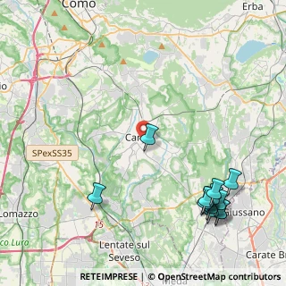 Mappa 22063 Cantù CO, Italia (5.48231)
