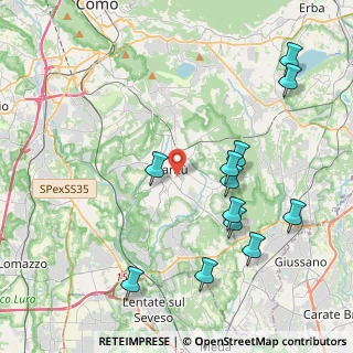 Mappa 22063 Cantù CO, Italia (4.50833)