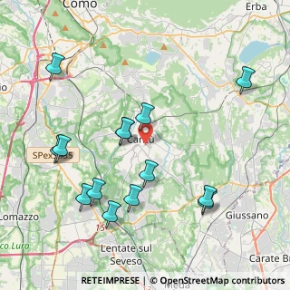 Mappa 22063 Cantù CO, Italia (4.34357)