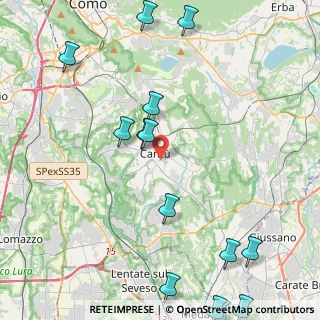 Mappa 22063 Cantù CO, Italia (5.79143)