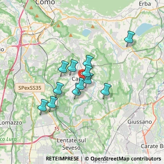 Mappa 22063 Cantù CO, Italia (2.61167)