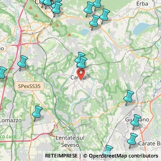 Mappa 22063 Cantù CO, Italia (6.971)