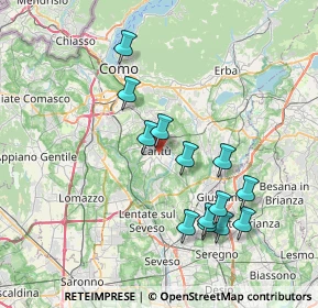 Mappa 22063 Cantù CO, Italia (7.25692)